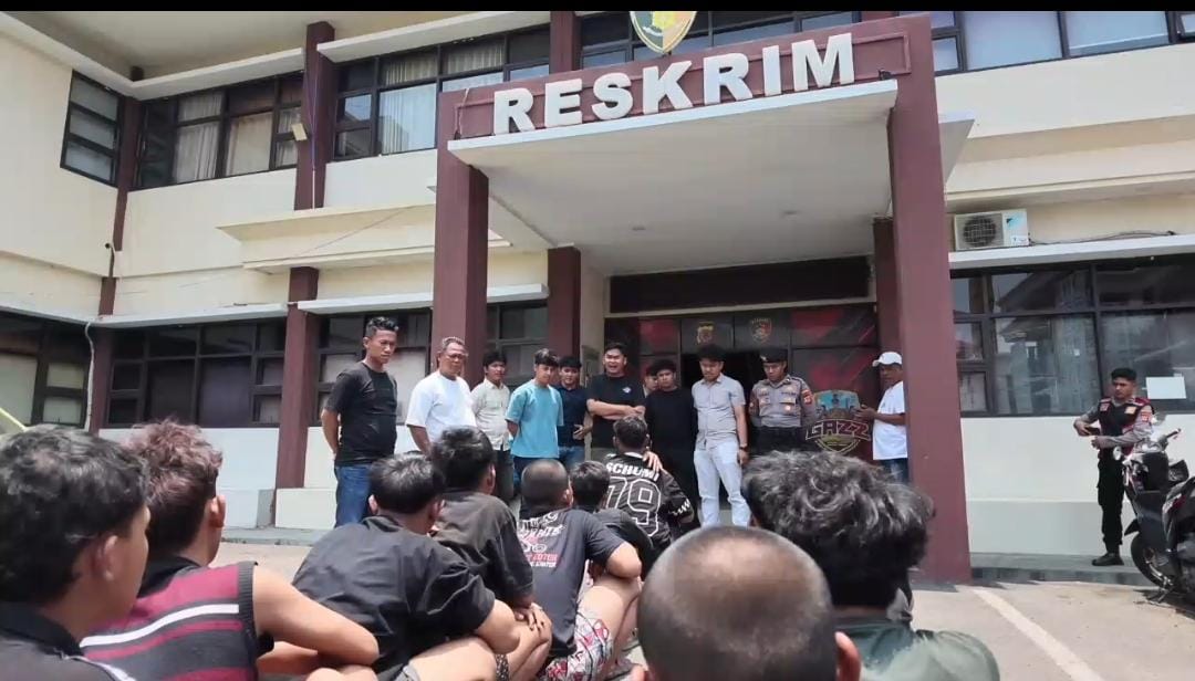 Polisi Menangkap Para Pelaku Tawuran di Gorowong Karawang