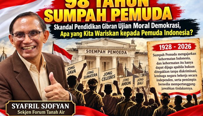 Skandal Pendidikan Gibran Ujian Moral Demokrasi, Apa yang Kita Wariskan kepada Pemuda Indonesia?