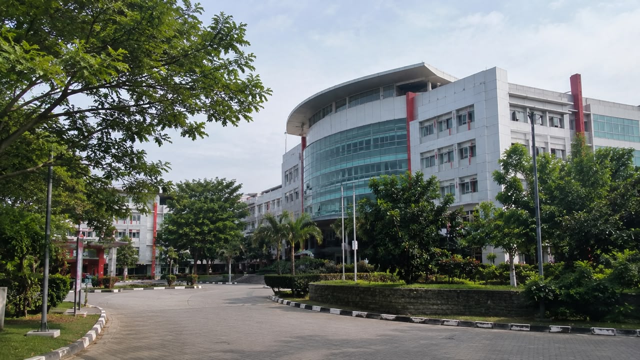 Gedung Telkom University, Bandung, tempat terjadinya dugaan perundungan di asrama putra.