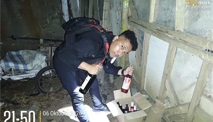 Tim Maung Galunggung Sita Puluhan Botol Miras, 2 Kurir Ditangkap