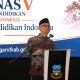 Wamendikdasmen RI Prof. Latip Latipulhayat membuka Rakornas V Forum Dewan Pendidikan di Hotel Harmoni Garut.