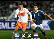 Timnas Belanda nyaris kalah saat bertandang ke markas Yunani setelah bermain imbang 2-2 dalam lanjutan UEFA Nations League di Stadio Toumbas, Jumat (2/10/2026) dini hari WIB