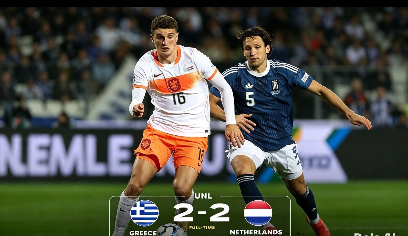 Timnas Belanda nyaris kalah saat bertandang ke markas Yunani setelah bermain imbang 2-2 dalam lanjutan UEFA Nations League di Stadio Toumbas, Jumat (2/10/2026) dini hari WIB