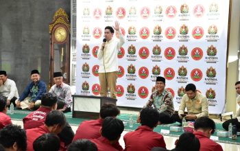 Wakil Bupati Sumedang M. Fajar Aldila saat membuka Pengajian Daerah dan Rapimda Pemuda Muhammadiyah Sumedang.
